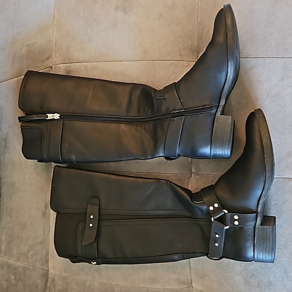 Circus by Sam Edelman Black Knee-High Heeled Boots - Picture 2 of 16